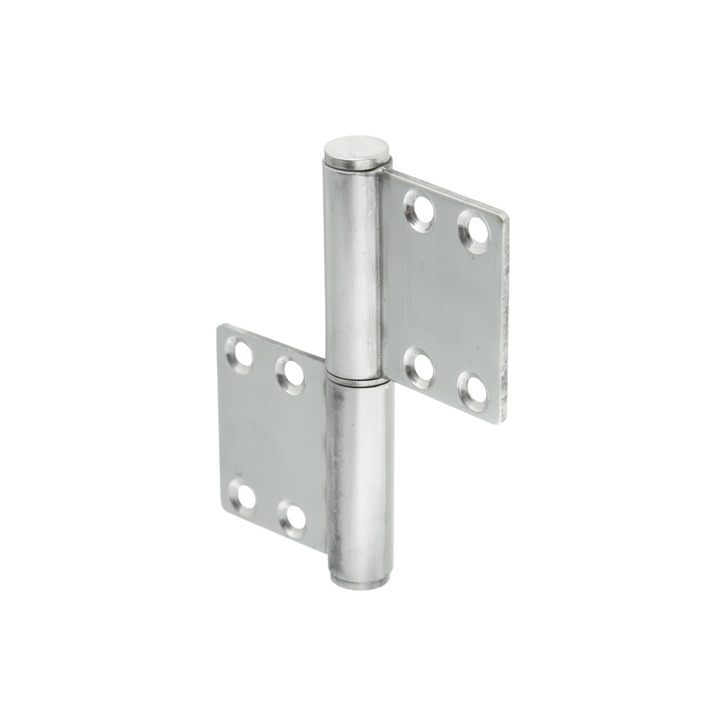 BISAGRA FICHA ACERO INOXIDABLE 100X87X2.8MM IZQUIERDA PAR