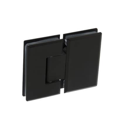 BISAGRA PARA MAMPARA DE VIDRIO ACERO INOXIDABLE NEGRO VIDRIO-VIDRIO