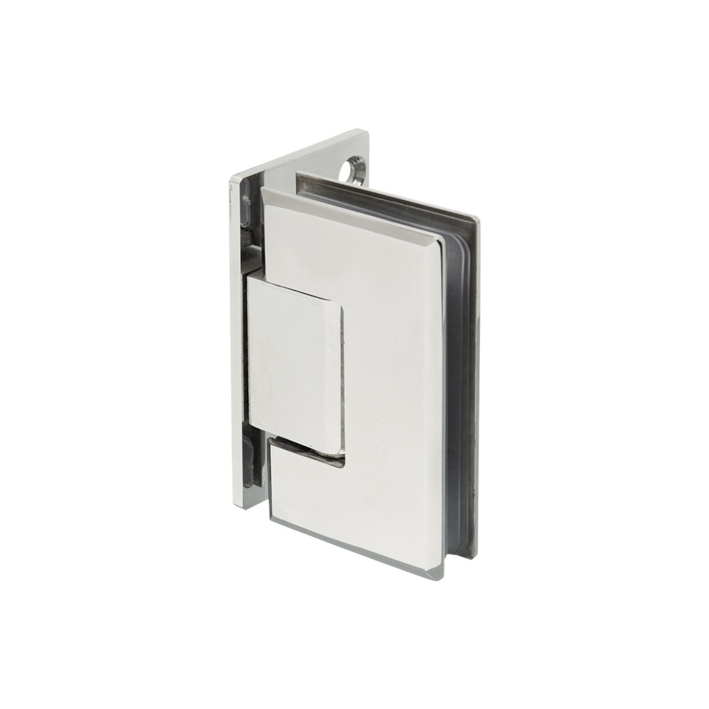 BISAGRA PARA MAMPARA DE VIDRIO DESPLAZADA INOXIDABLE VIDRIO-PARED