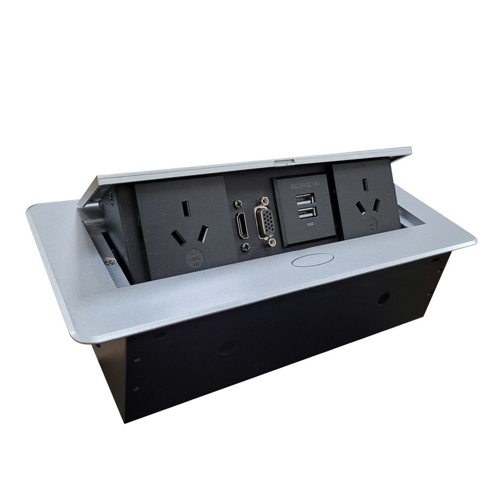 [KAF-LE-101] CAJA DE CARGA RECTANGULAR ALUMINIO MATE