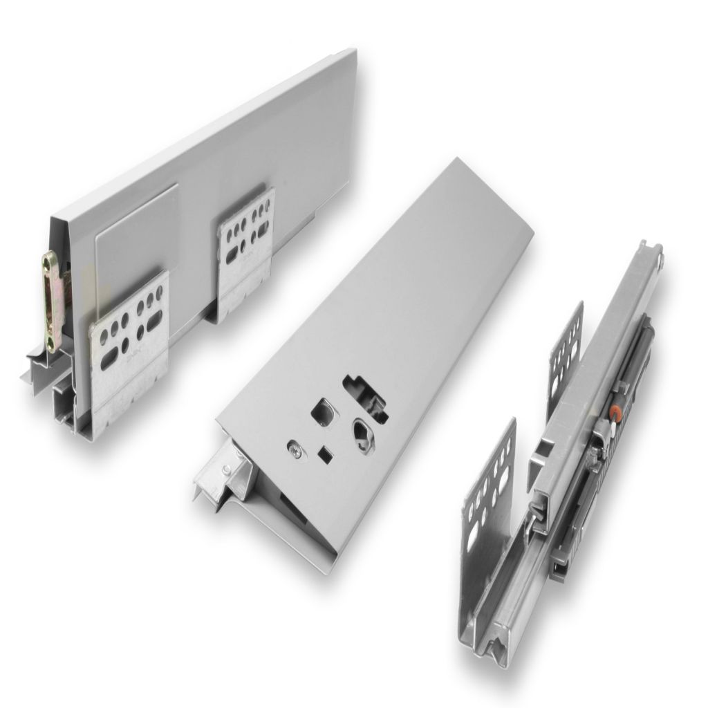 CAJON DOBLE PARED EUROSOFT STD 84.5MM CIERRE SUAVE GRIS