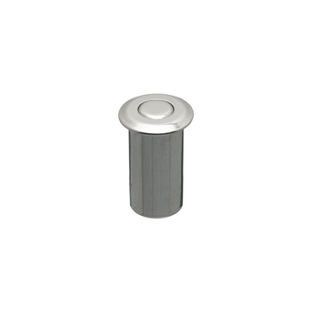 CASQUILLO DE PISO PARA PASADOR 12X36MM NIQUELADO
