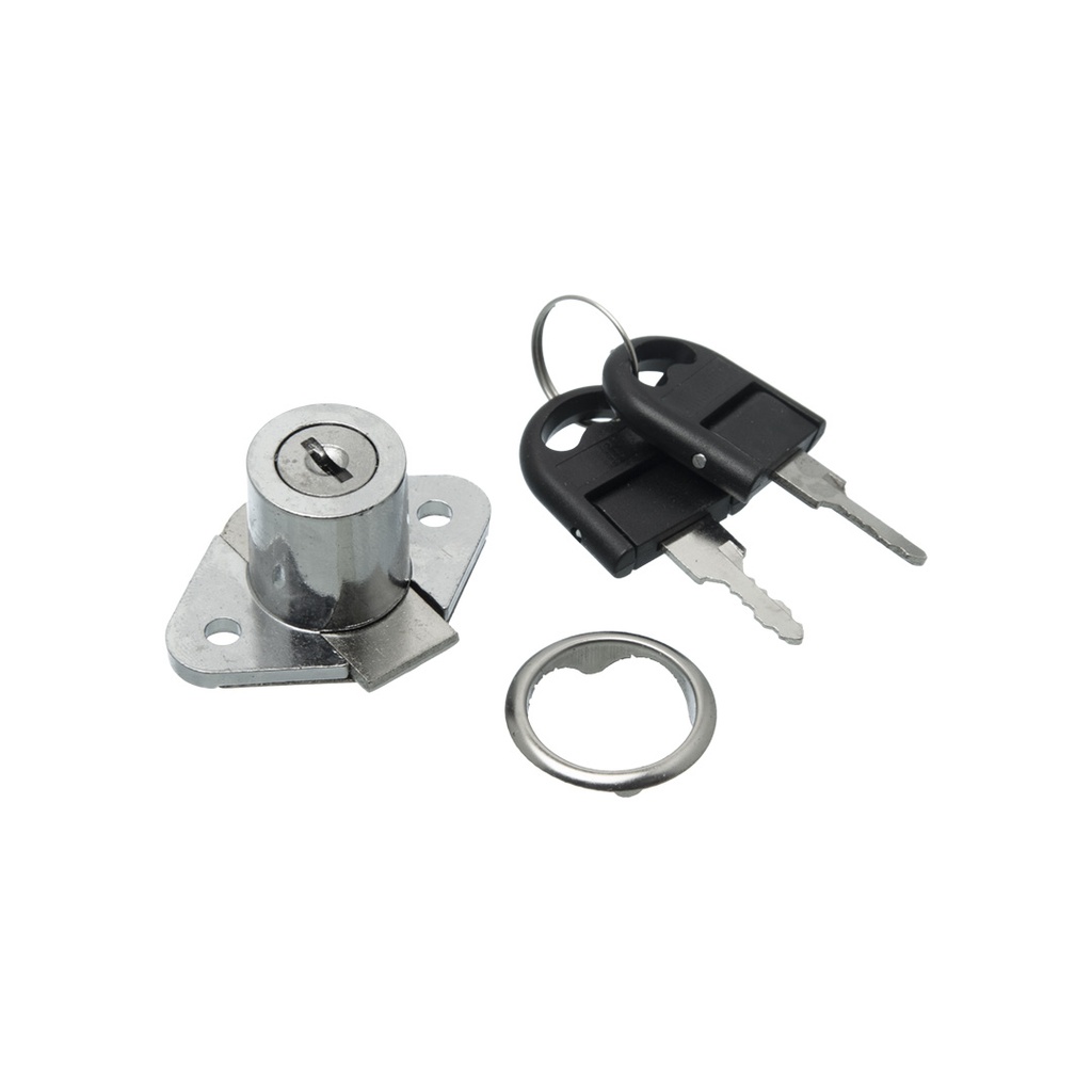 [KAF-BRZ-1188] CERRADURA CAJON BASE ROMBOIDE L: 22MM D: 22MM