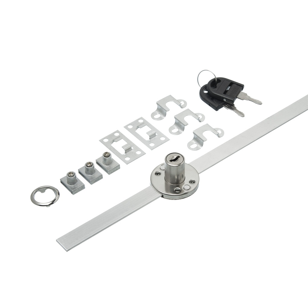 [KAF-BRZ-118] CERRADURA CAJON MULTIPLE LATERAL 3 CAJONES 1000MM L:22MM D:19MM