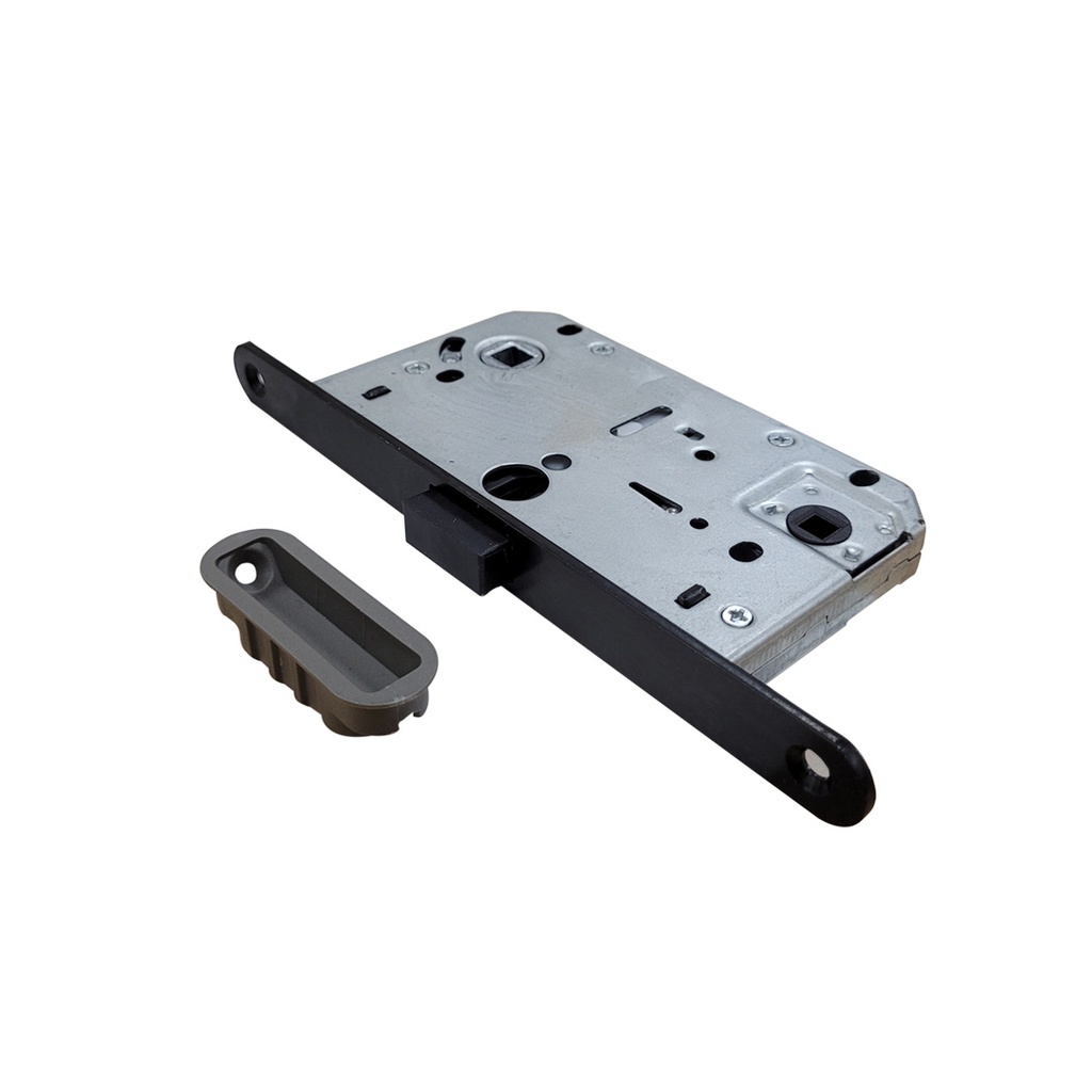 [KAF-610-N] CERRADURA MAGNETICA PUERTA DE BAÑO NEGRO