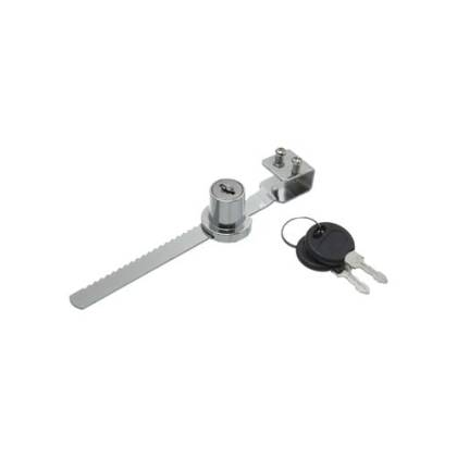 CERRADURA TIPO SERRUCHO PARA VITRINA