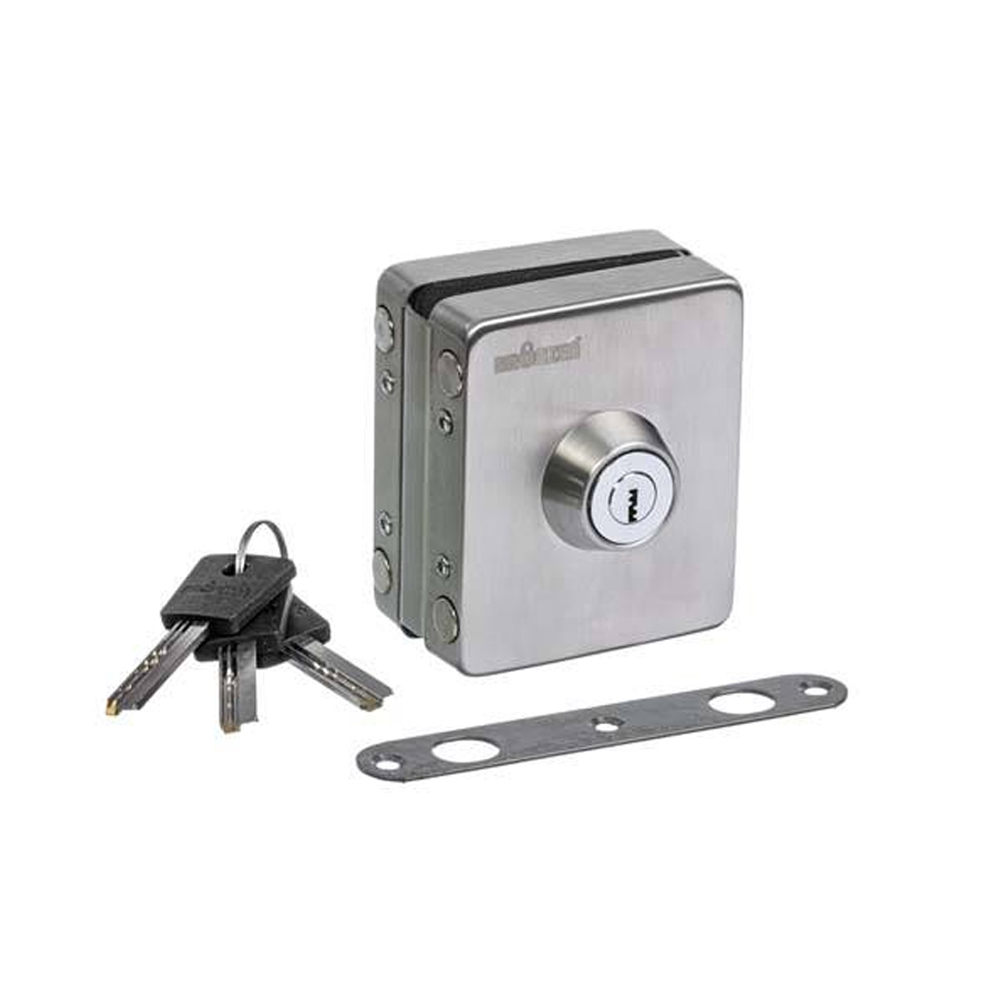 CERROJO DE PERNO VIDRIO-PARED LLAVE-LLAVE