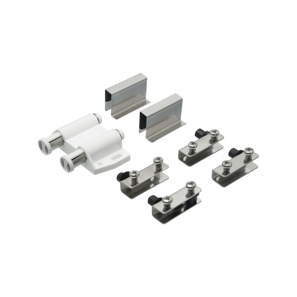 CIERRE MAGNETICO CON PIVOT PUERTA DE VIDRIO PUSH OPEN DOBLE