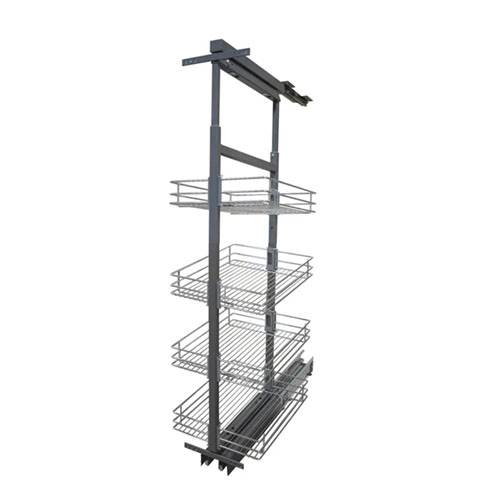[KAF-LC-340] COLUMNA BAJA EXTRAIBLE MODULO 400MM CROMO