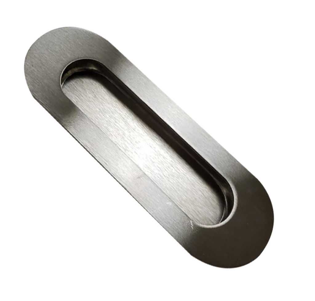CUBETA OVAL CIEGA ACERO INOXIDABLE 40X120MM