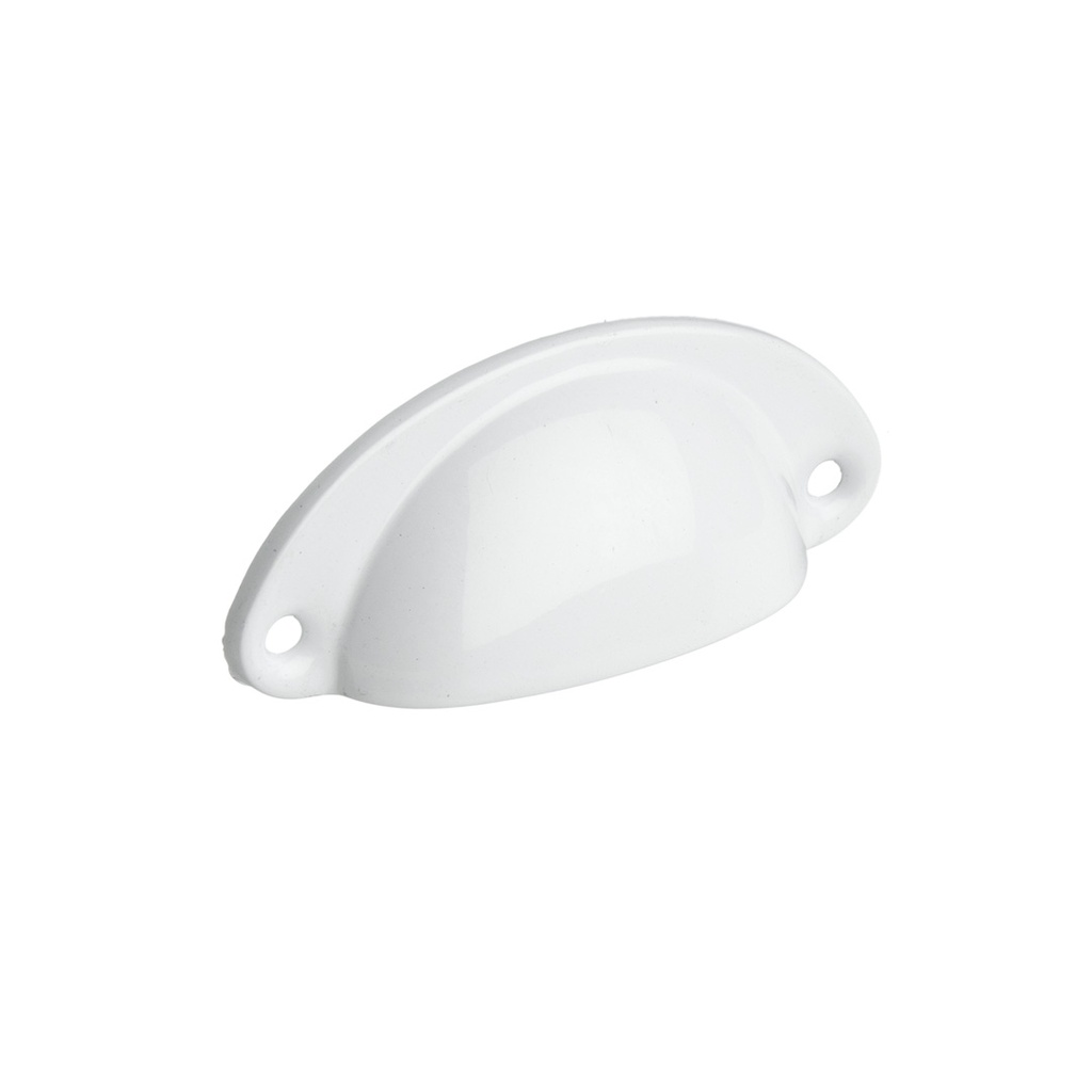 CUBETA TIRADOR VINTAGE  80X35MM BLANCO