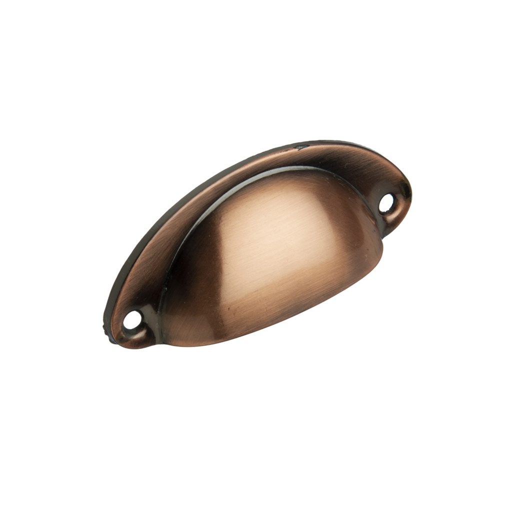 CUBETA TIRADOR VINTAGE  80x35MM COBRE NIQUELADO