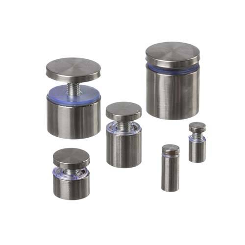[KAF-F-1230] DISTANCIADOR PARA VIDRIO ACERO INOXIDABLE 12X30MM