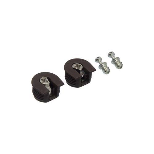 ENSAMBLADOR DE EMBUTIR PVC 20MM CON PERNO ROSCA DIRECTA MARRON