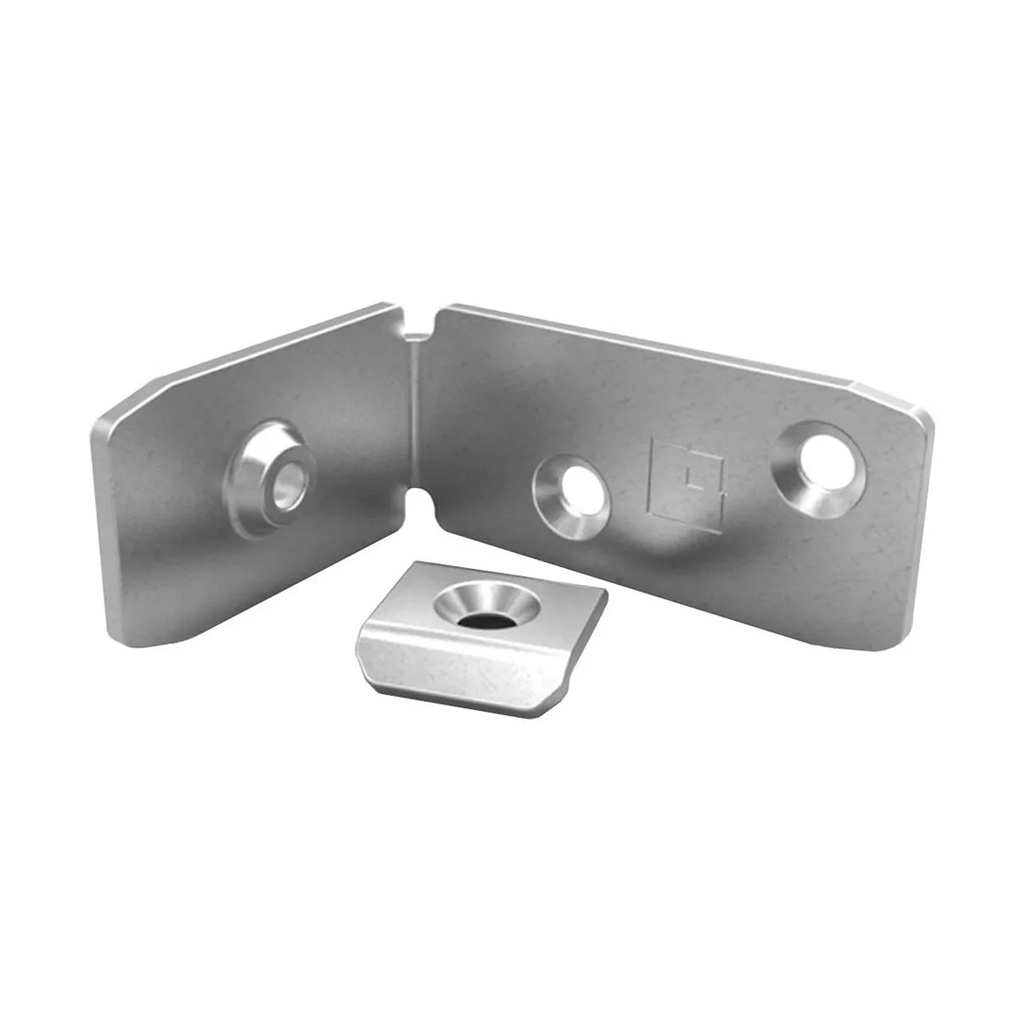 ESCUADRA SOPORTE PARA PERFIL GOLA CON TORNILLO