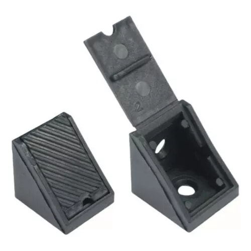 [KAF-NCETN] ESCUADRA TRIANGULO PVC  NEGRO