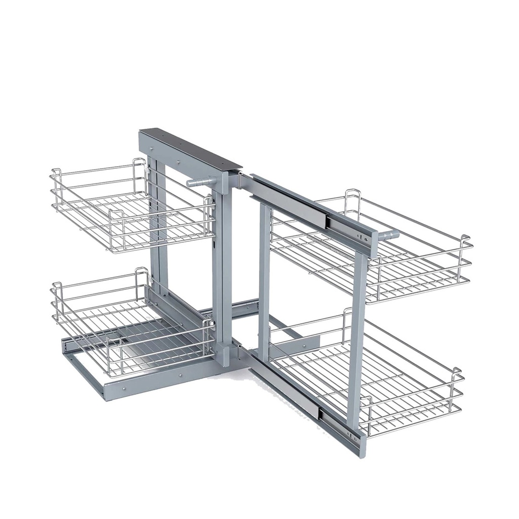 ESQUINERO EXTRAIBLE 4 BANDEJAS 626X478X560MM