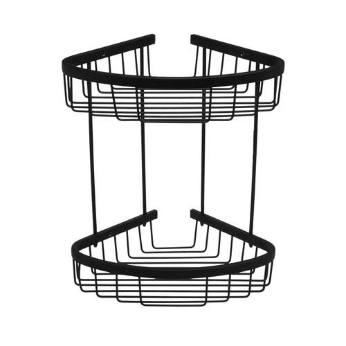 [KAF-WC-321-N] ESQUINERO REJILLA OVAL DOBLE 390X260X200MM NEGRO