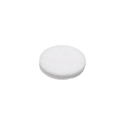 FELPA AUTOADHESIVA CIRCULAR 25X4MM BLANCA