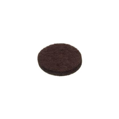 FELPA AUTOADHESIVA CIRCULAR 25X4MM MARRON