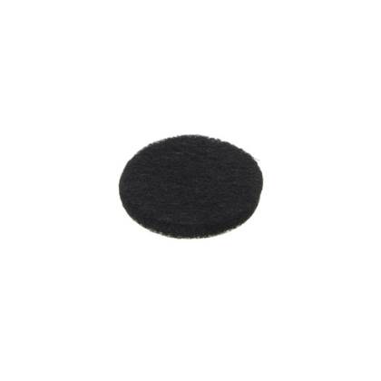 FELPA AUTOADHESIVA CIRCULAR 25X4MM NEGRO