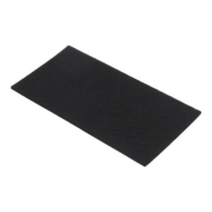 [KAF-F-700-N] FELPA AUTOADHESIVA RECTANGULAR 120X240X4MM NEGRO