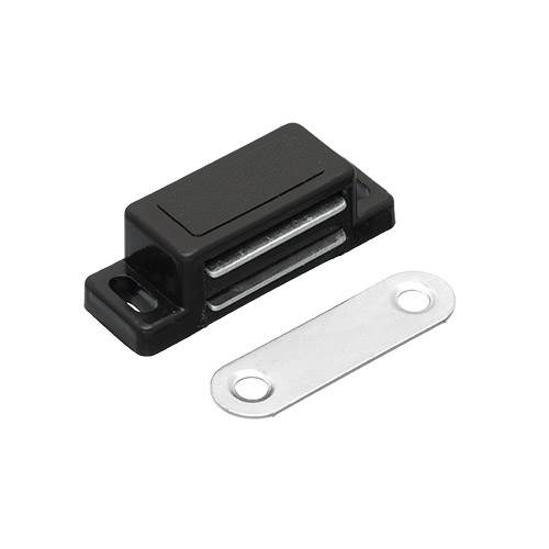 IMAN PARA PUERTA 30MM NEGRO