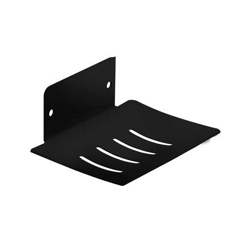JABONERA BASE PLANA RECTANGULAR 120X78X35MM NEGRO