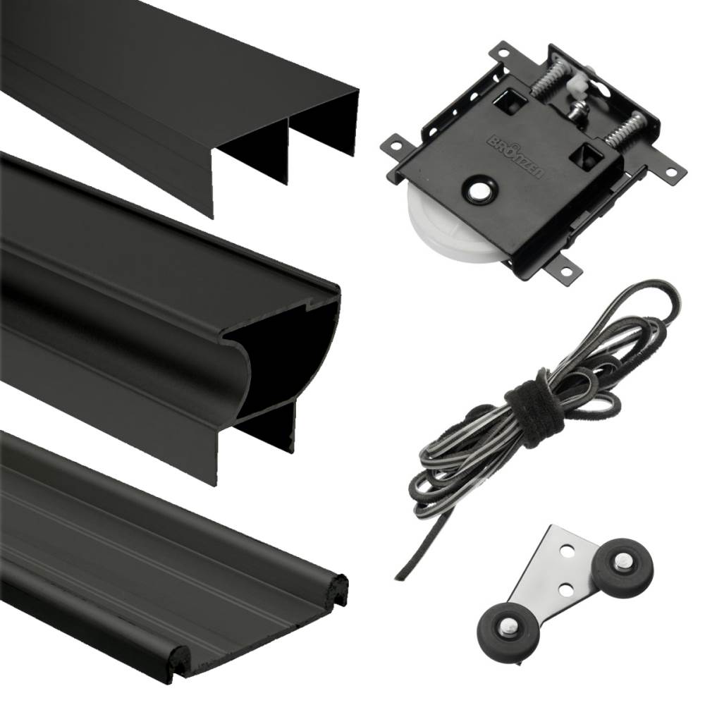 [KAF-TUH-130-PN] KIT DE PLACARD PREMIUM X 3MTS NEGRO