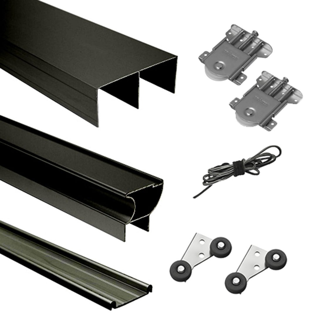 [KAF-TUH-120-SN] KIT DE PLACARD STANDARD X 2MTS NEGRO