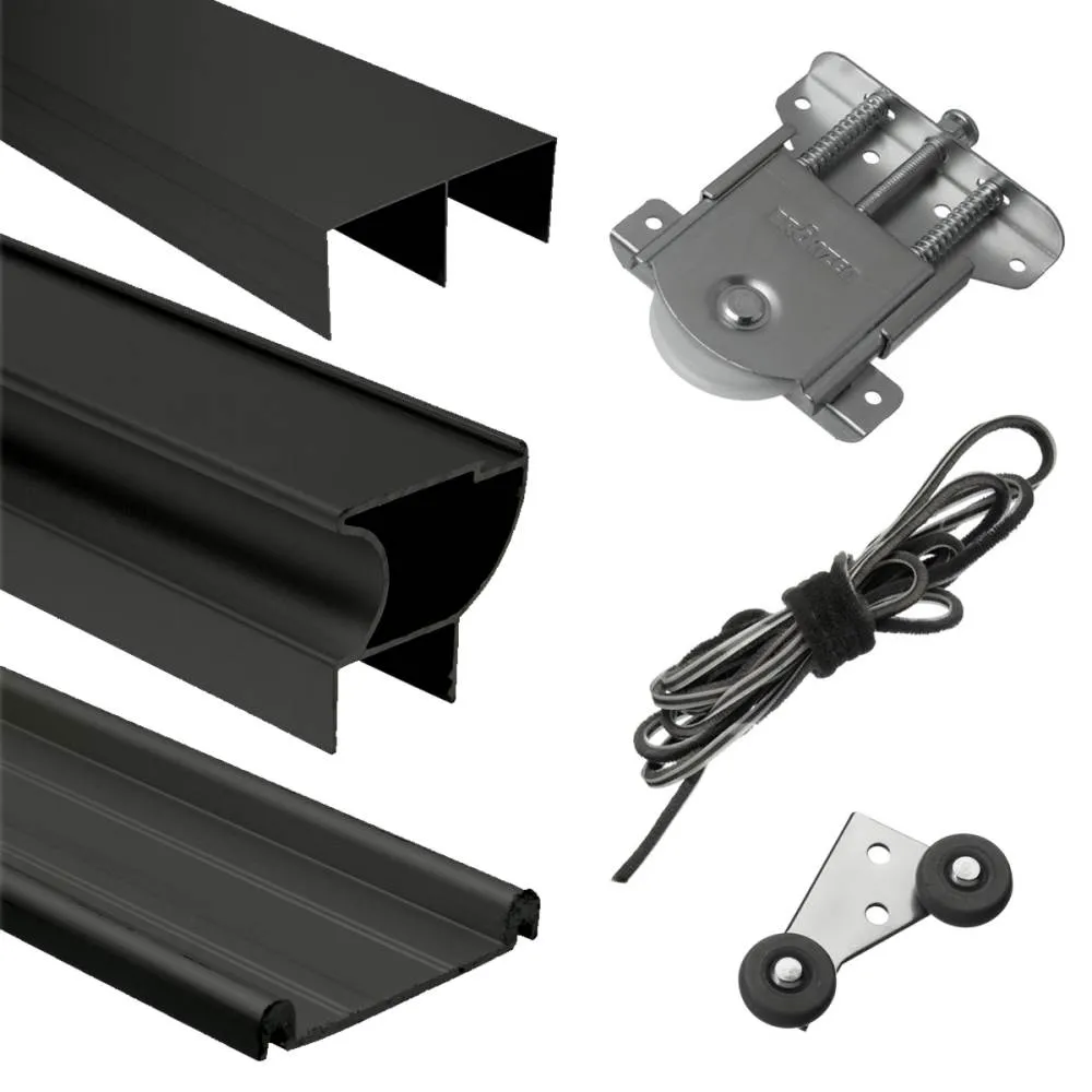 [KAF-TUH-140-S-N] KIT DE PLACARD STANDARD-4 METROS NEGRO