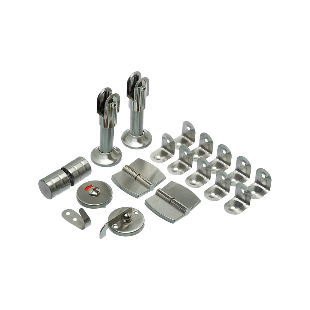 KIT DIVISOR DE BAÑO ACERO INOXIDABLE IZQUIERDA