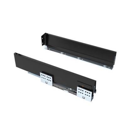 LATERAL GUIA OCULTA  84X450MM NEGRO
