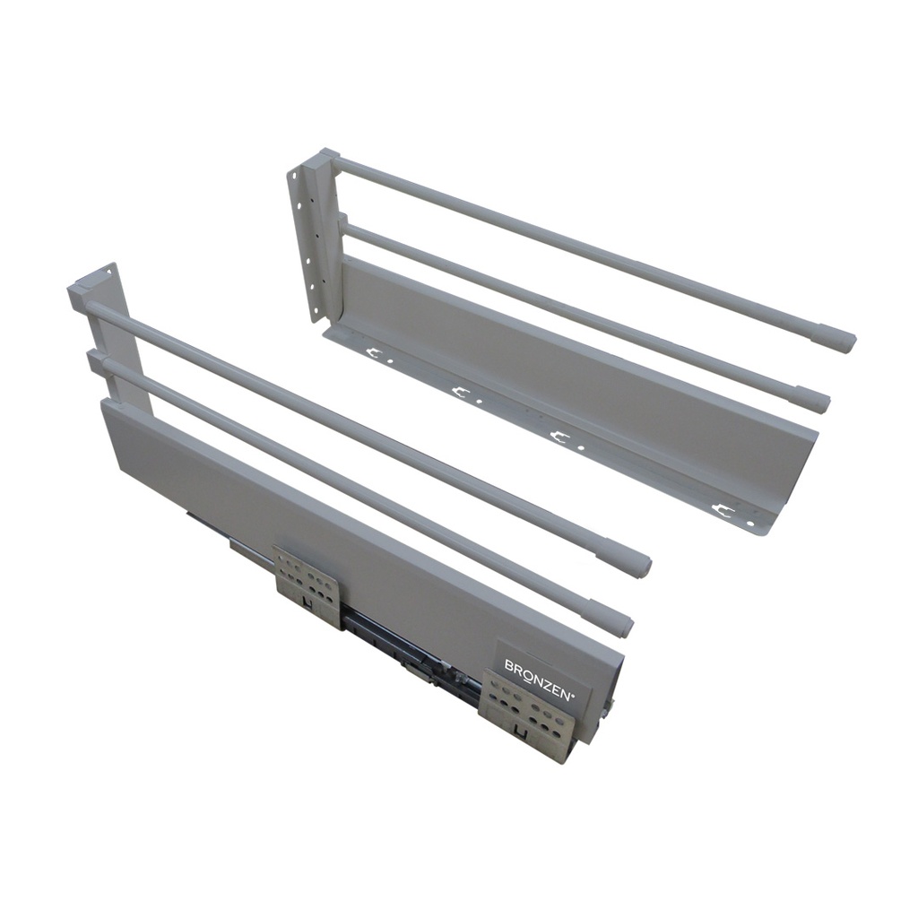 LATERAL GUIA OCULTA CON VARILLA 199X500MM GRIS