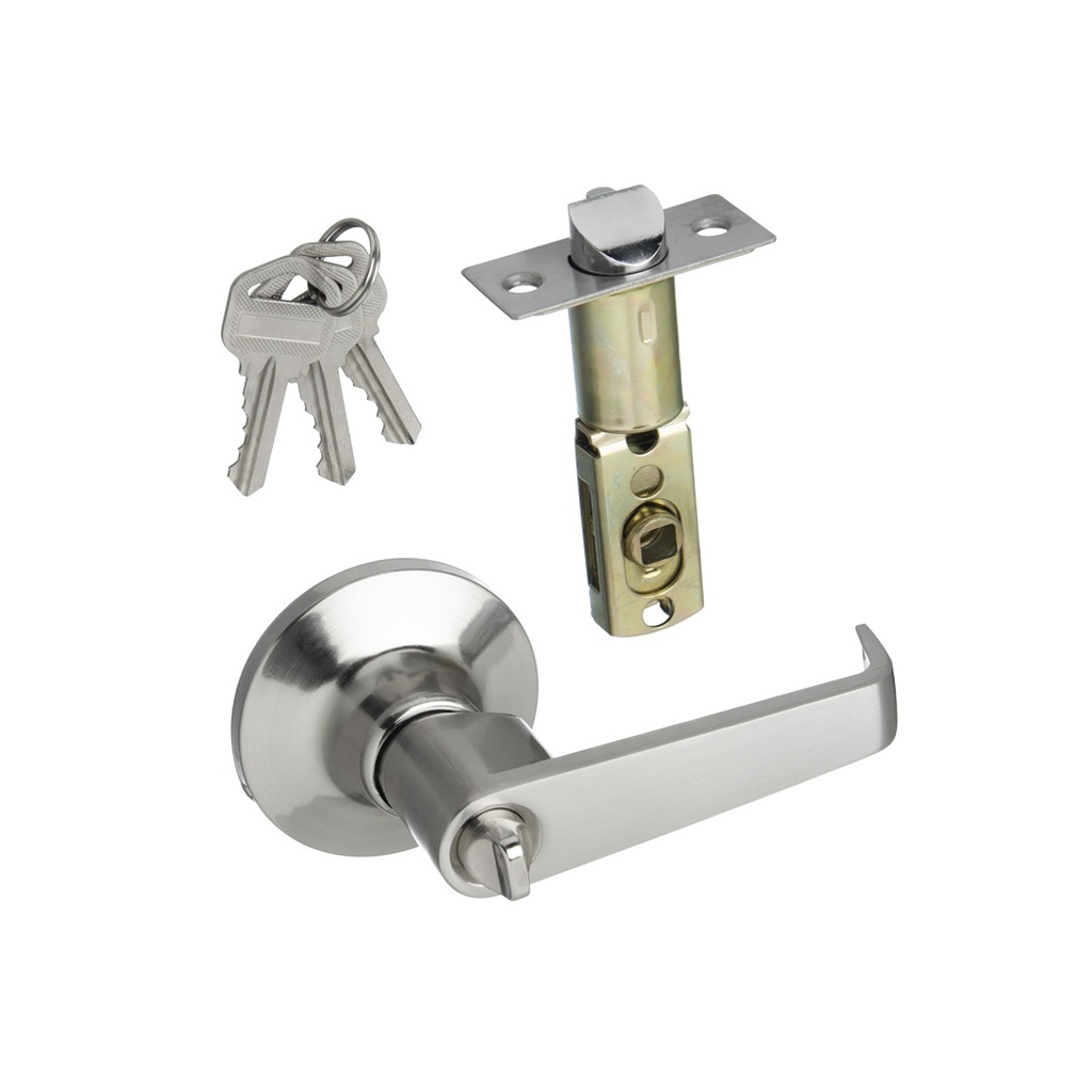 [KAF-BRZ-1097] LLAVER TIPO "C" LLAVE Y BOTON SATINADO