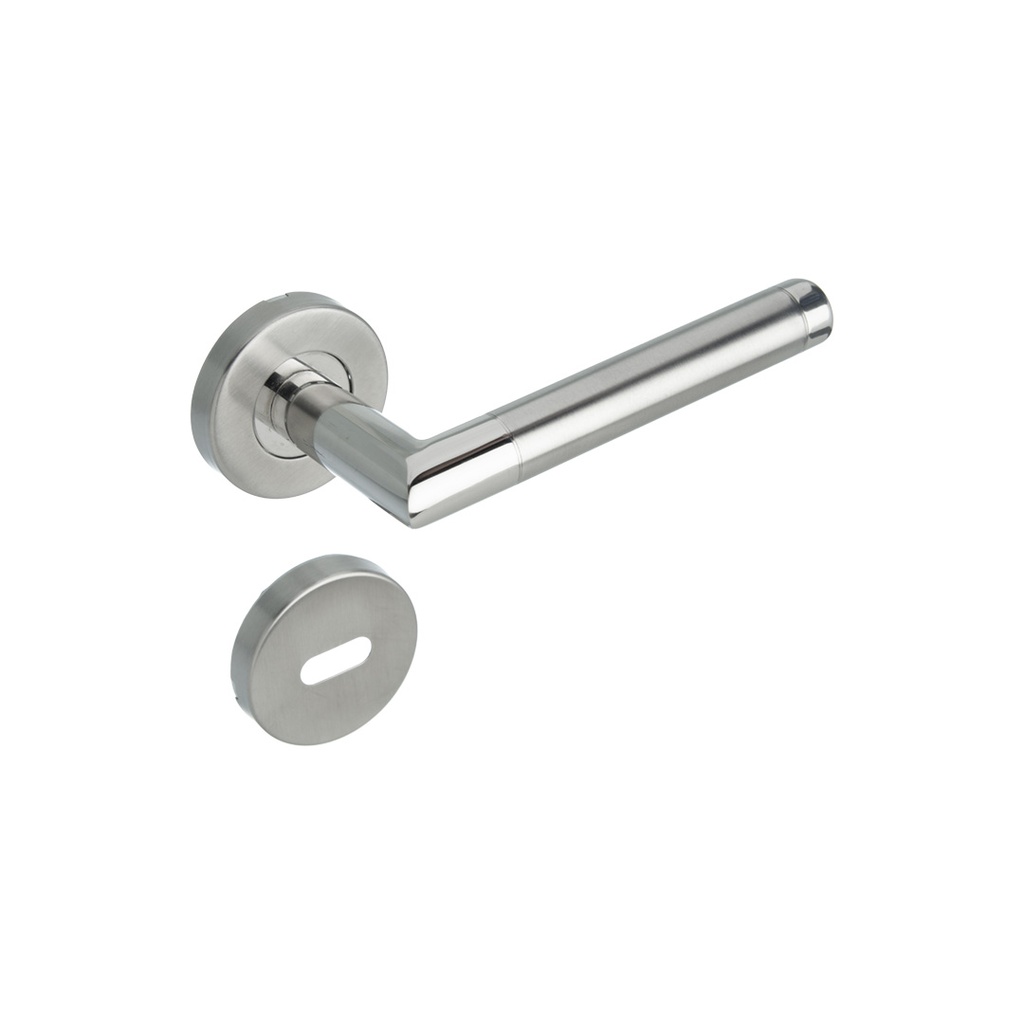 [KAF-BRZ-1000] MANIJA ACERO INOXIDABLE RECTA COMBINADA DOBLE BALANCIN