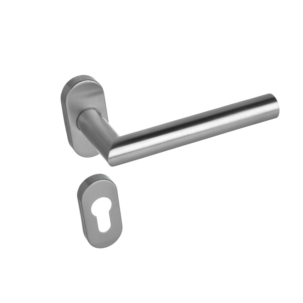 MANIJA ACERO INOXIDABLE RECTA DOBLE BALANCIN BATIENTE ANGOSTO BOC EUR