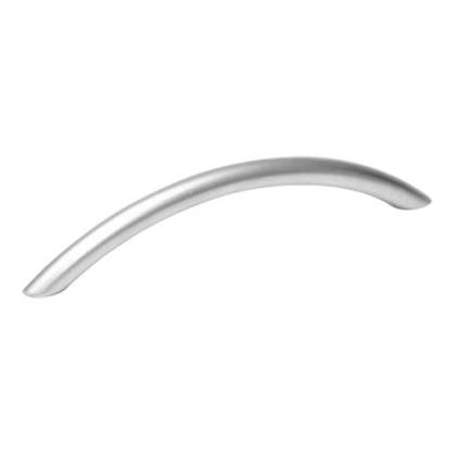 MANIJA OVAL ALUMINIO  CROMO MATE 10X160MM