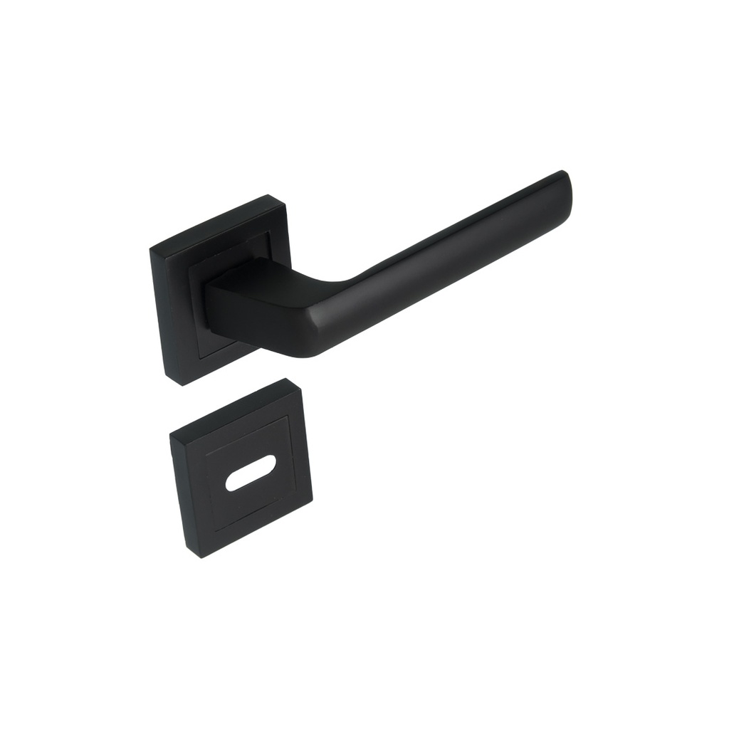[KAF-BRZ-1385-N] MANIJA PREMIUM-LEO NEGRO ROSETA CUADRADA