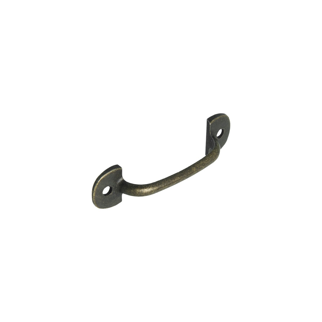 MANIJA PUENTE BASE CURVA BRONCE VIEJO 15X60MM