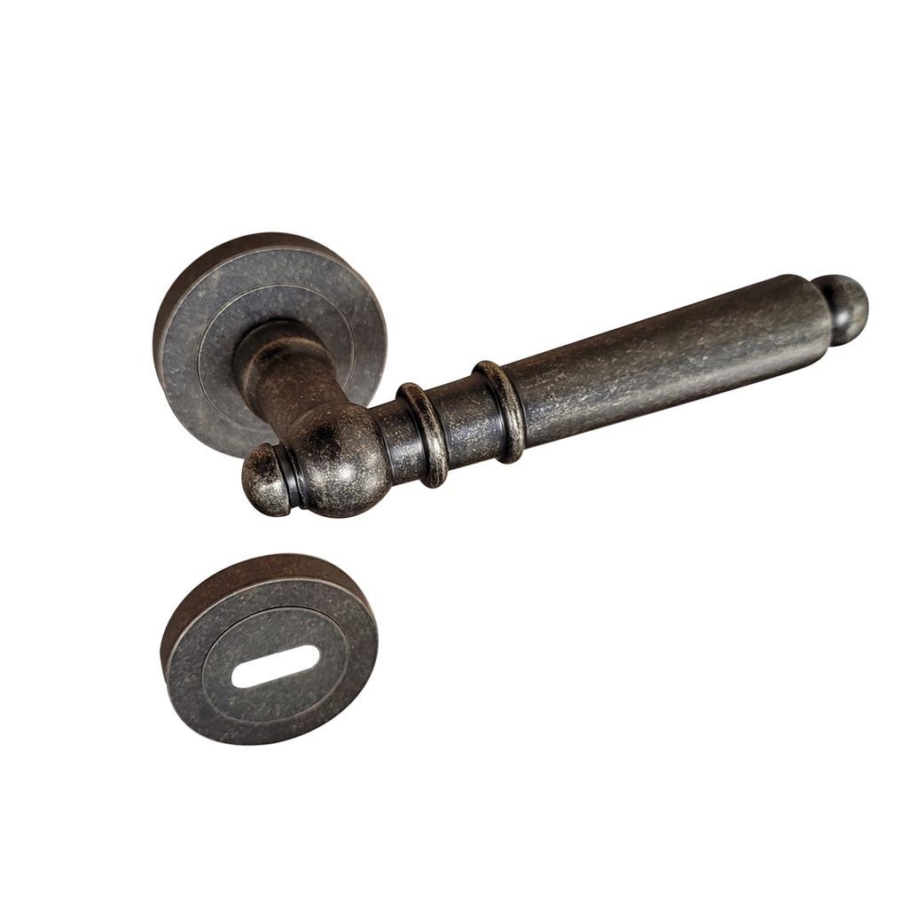 MANIJA VINTAGE DOBLE BALANCIN BRONCE VIEJO