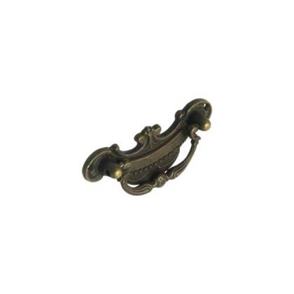[KAF-MT-002] MANIJA VOLCABLE CON BASE  BRONCE VIEJO 30X75MM