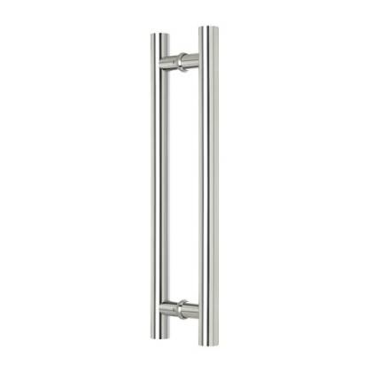 MANIJON DOBLE ACERO INOXIDABLE CROMADO 32X600MM