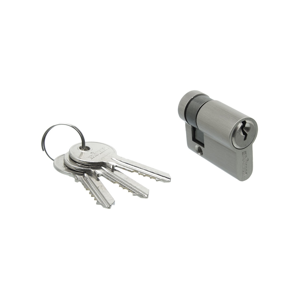 [KAF-S-40MM] MEDIO CILINDRO EURO LLAVE YALE 40MM LEVA DSP. 10MM/30MM