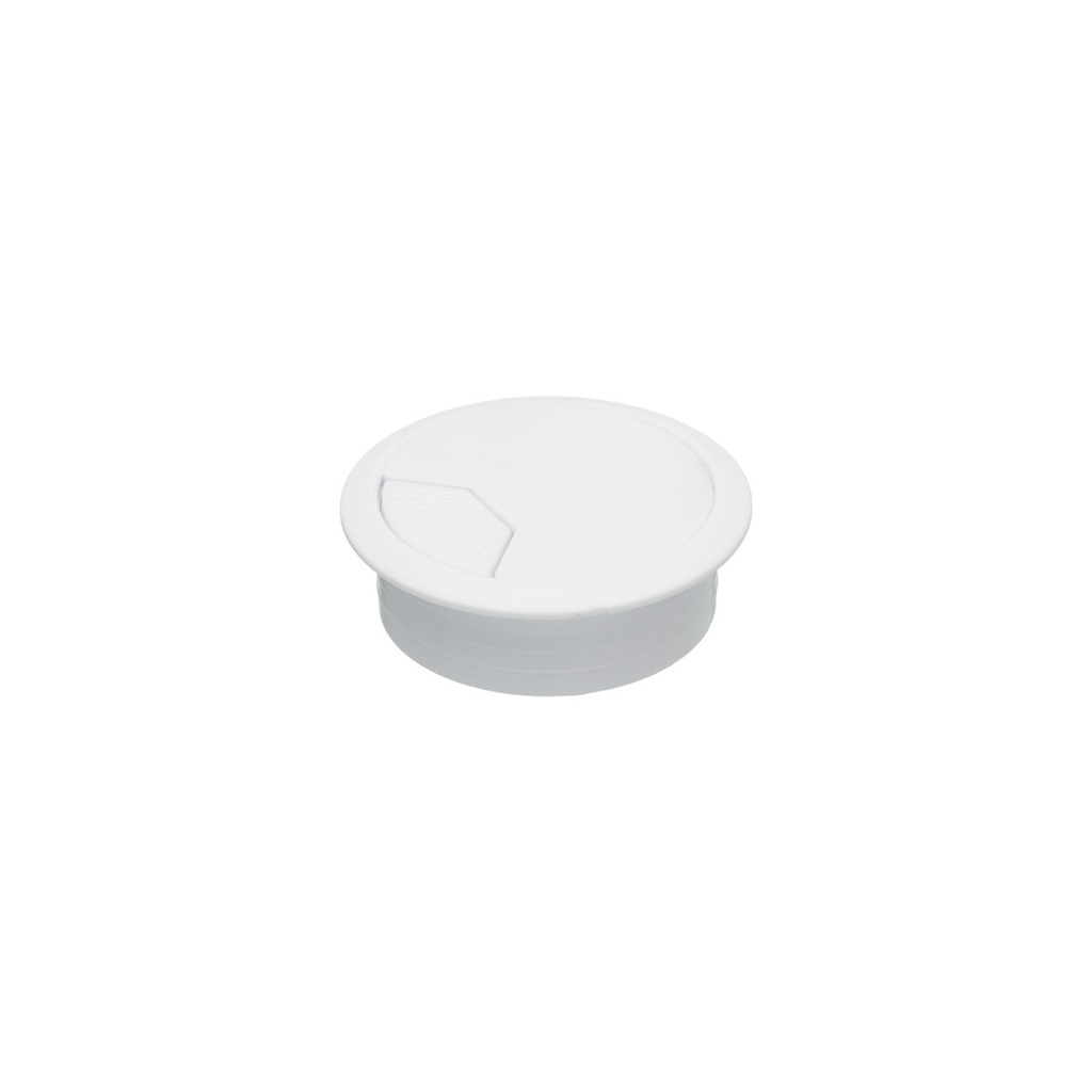 [KAF-PC-160-B] PASACABLE REDONDO GIRATORIO 60MM BLANCO