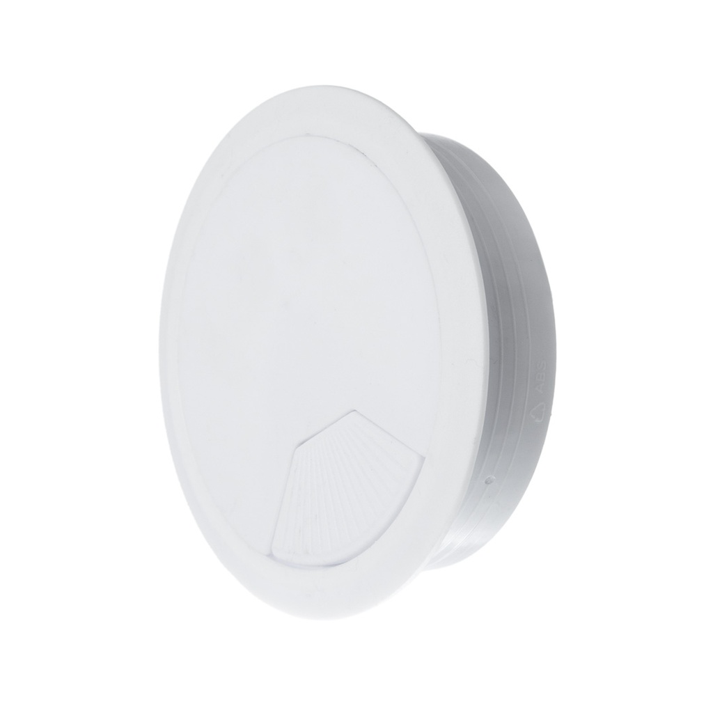 [KAF-PC-180-B] PASACABLE REDONDO GIRATORIO 80MM BLANCO