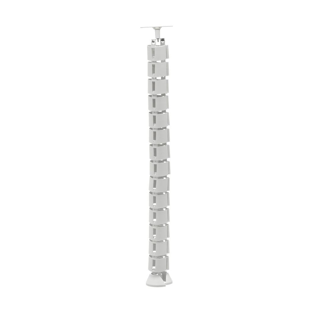 [KAF-PC-100-B] PASACABLE VERTEBRA PARA ESCRITORIO OFI BLANCO