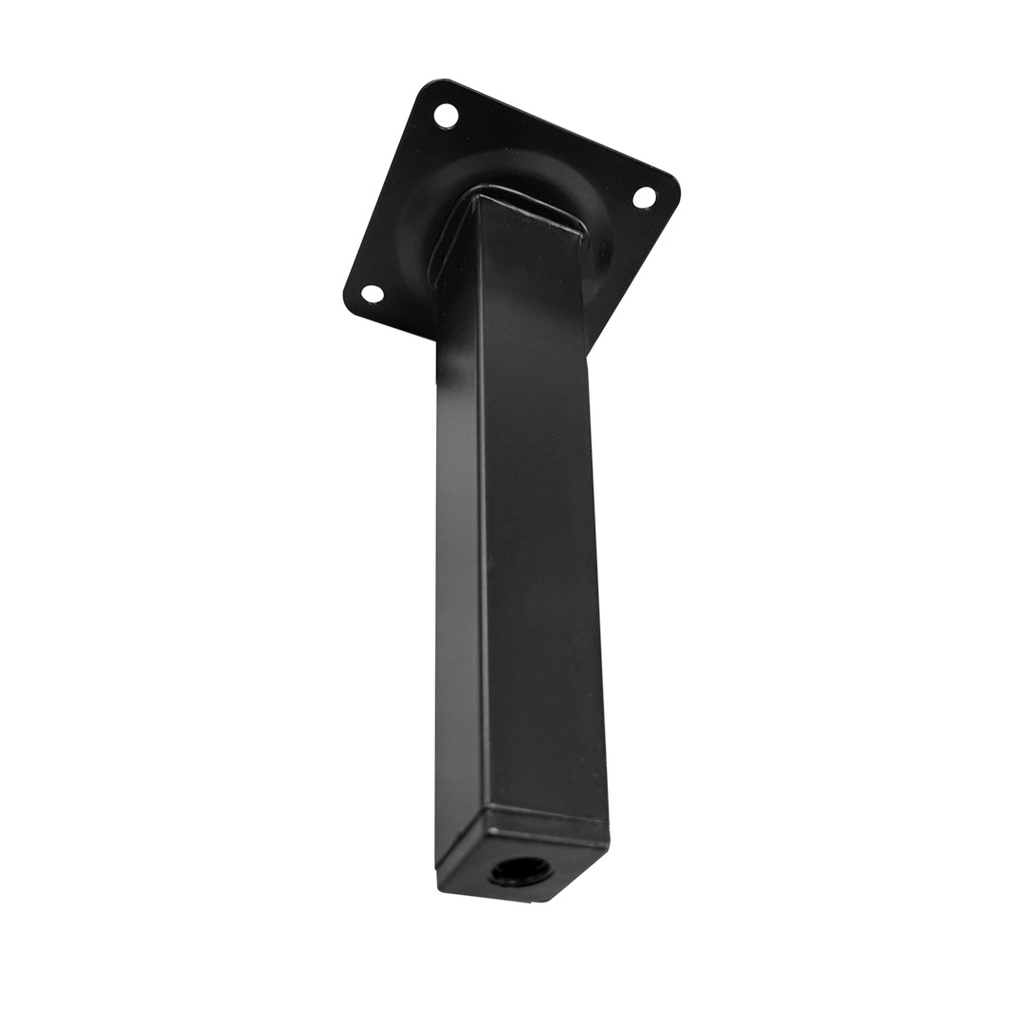 [KAF-BRZ-6915-N] PATA HIERRO CUADRADA 25X25MM 15CM NEGRA