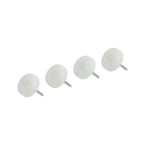 [KAF-F-316] PATIN PVC BLANCO CON CLAVO SIMPLE 16MM