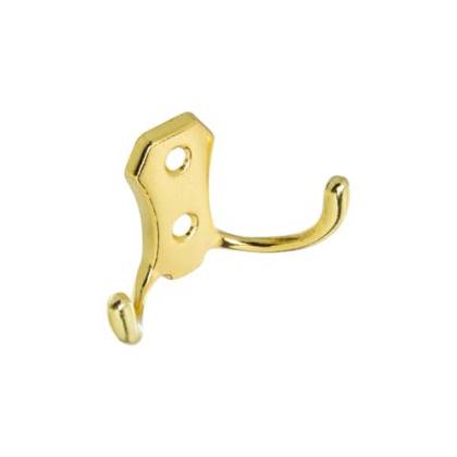[KAF-VA-12-D] PERCHA DOBLE ESTILO 44X75MM ORO